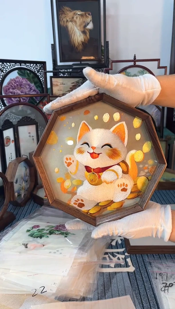 刺绣啊*?纯手工苏绣双面绣