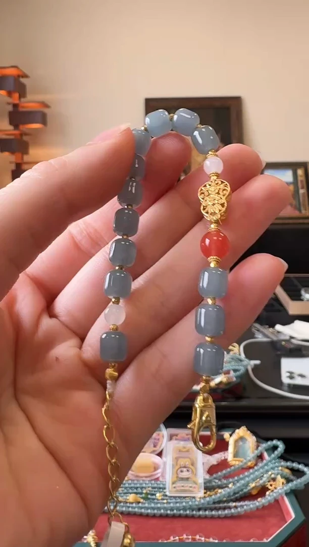 银S925镶嵌手链翡翠银镶