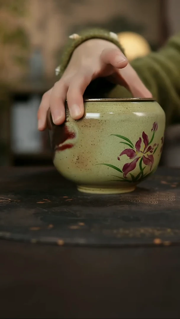 景德镇陶瓷杯碗柴烧多人