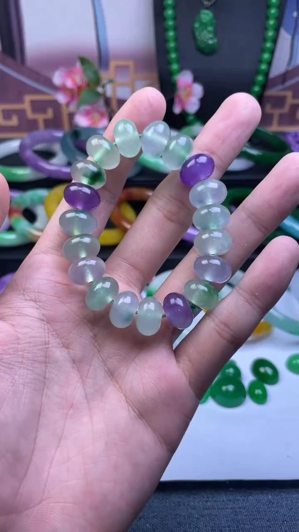 非金属仿水晶柠***3手串