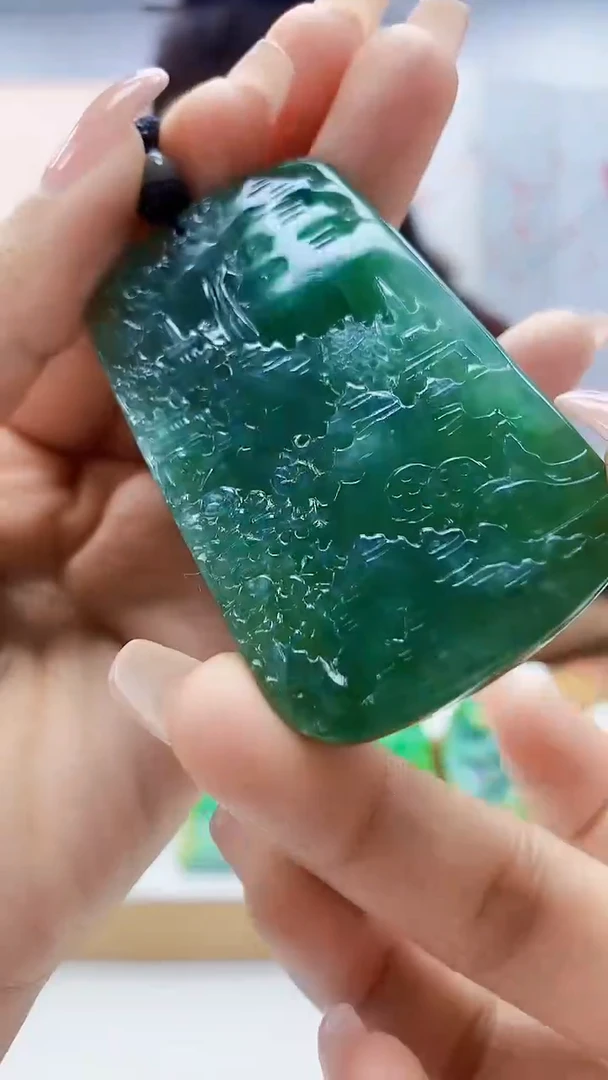 未镶嵌定制翡翠4829ty-毛货挂件61