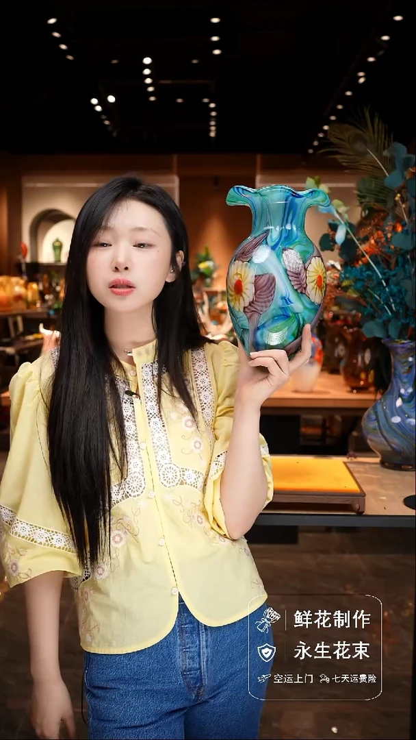 瓶手工花器花束空运包邮送货上门-以图片为准