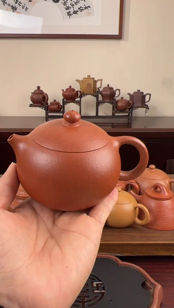 【闪购商品】紫砂茶壶红降坡西施壶250CC