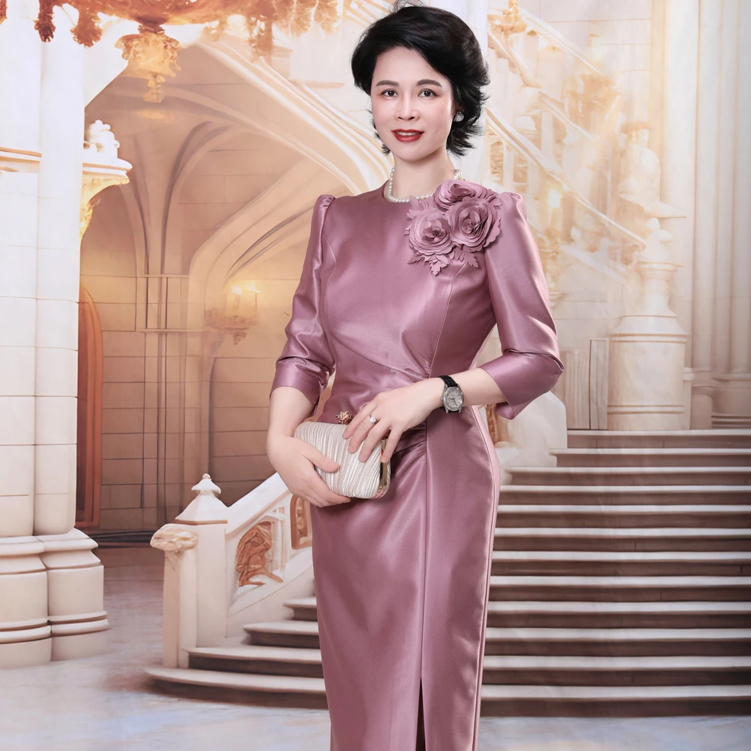 BOFEINA/帛妃娜高定礼服婚礼宴会婚宴回门妈妈洋气丈母娘婚宴礼服