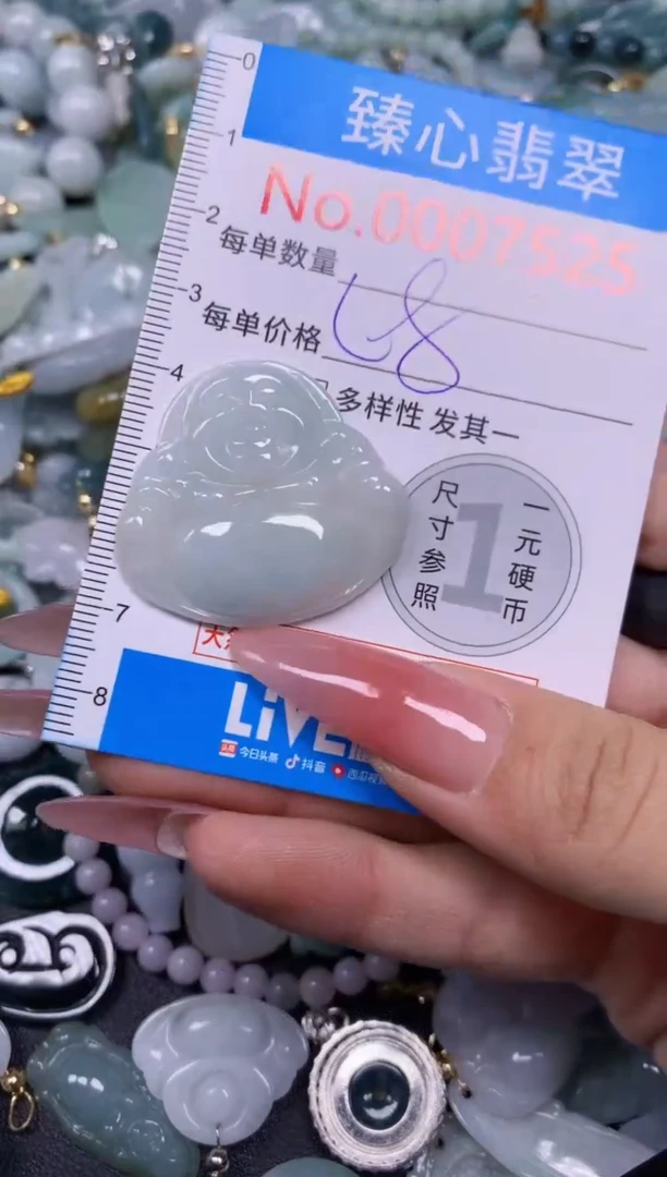 【闪购商品】翡翠颈饰未镶嵌含绳0007525