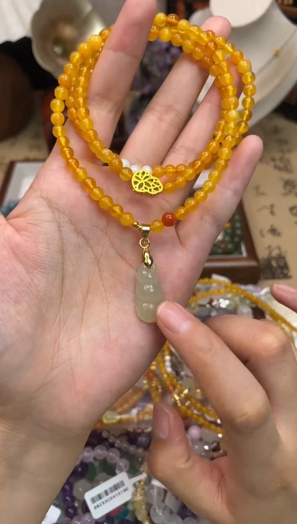 未镶嵌蜜蜡手链439