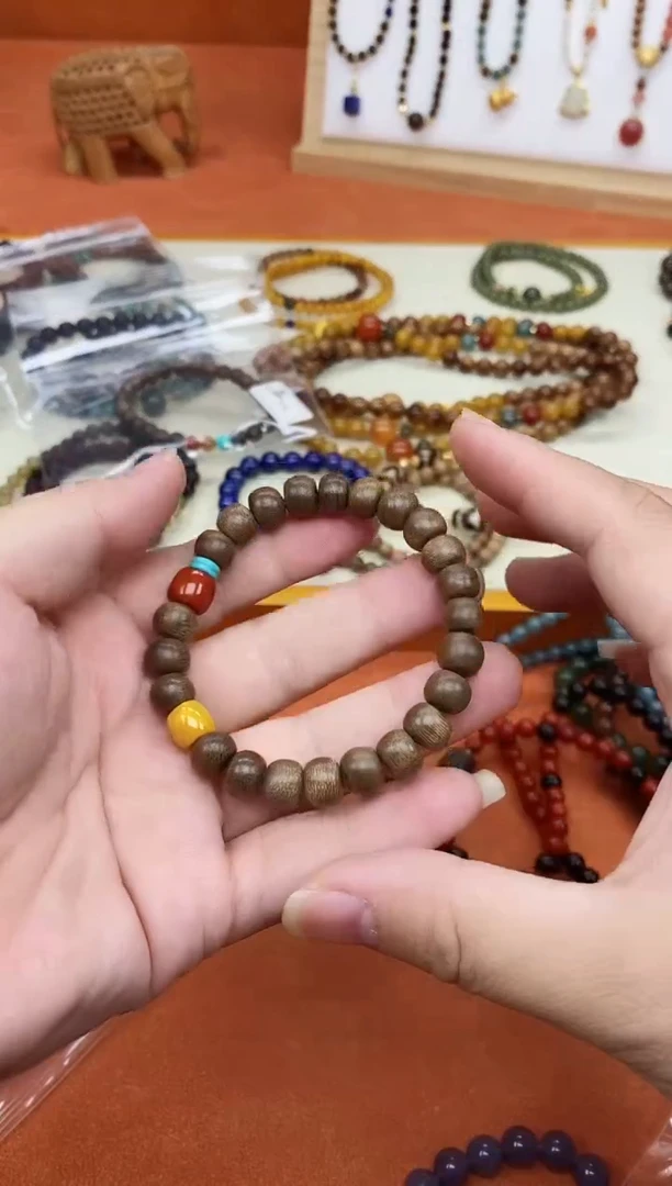 手串檀香木未镶嵌文莱香香单圈