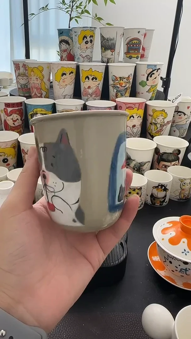 R***b纯手工绘制陶瓷杯466