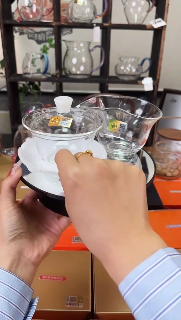 荷叶白玉+福珑茶海