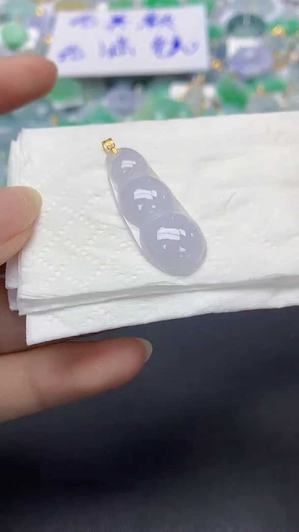 翡翠未镶嵌颈饰天然缅甸a货翡翠