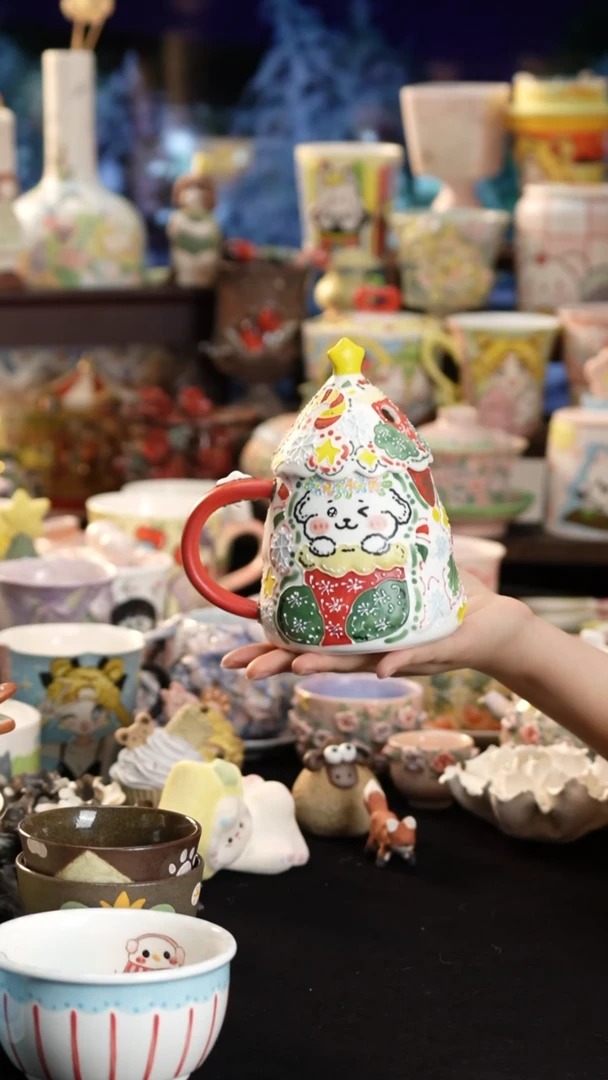 其他陶景德镇釉下彩手绘设计师款陶瓷