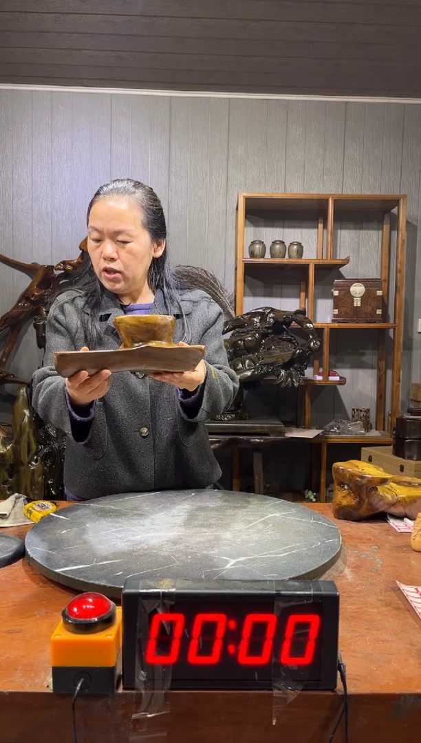 金丝楠溪**老新料小杯垫