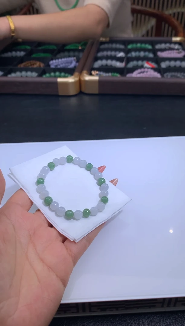未镶嵌手链翡翠随**安翡翠