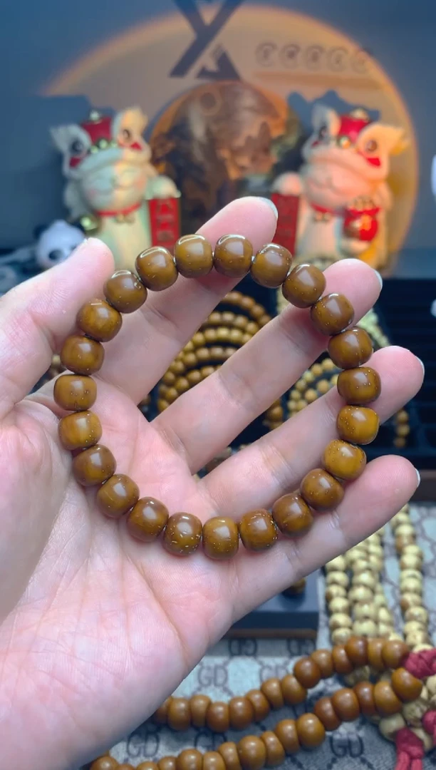 紫金鼠手串紫金鼠实心黄油皮卡10.5老型单圈鼠眼不好