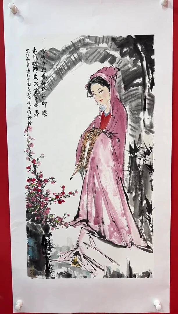 国画画家陆远华纯手绘原作