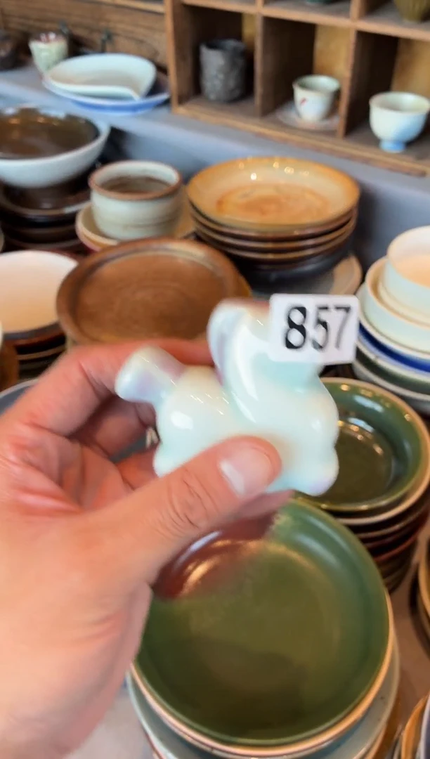 瓷片非*857 微瑕小马摆件1个