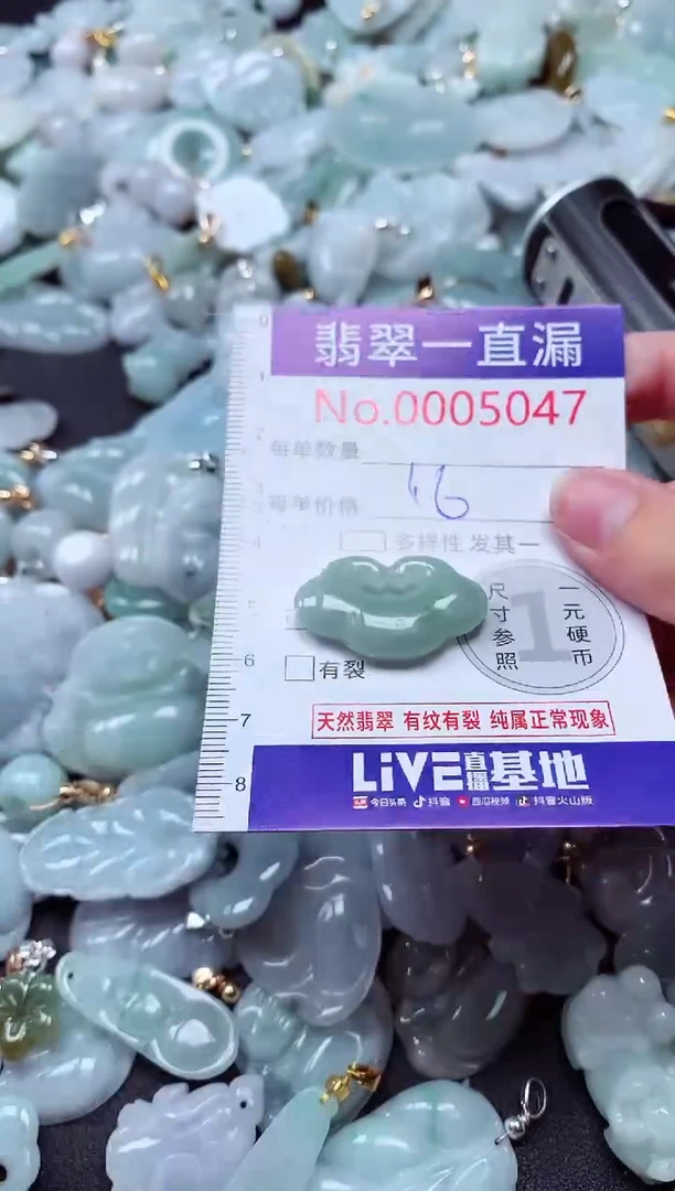 吊坠(不含链)未镶嵌翡翠5047