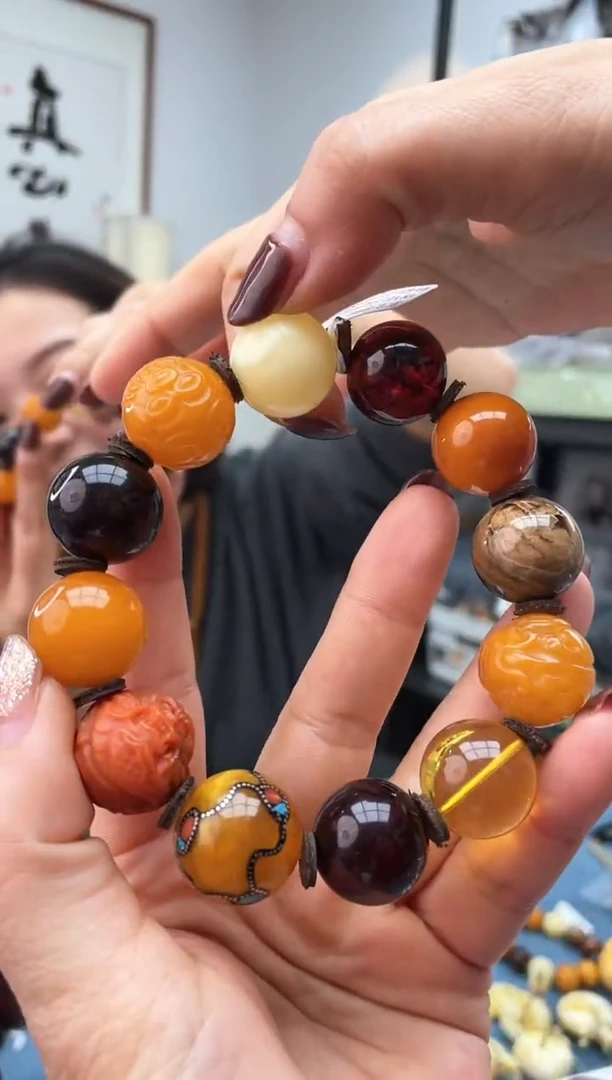 【闪购商品】琥珀珠宝奇石未镶嵌多宝468 18 发一件