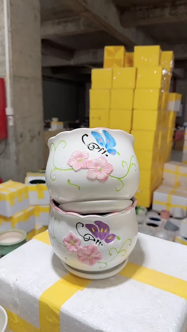 高温陶瓷花盆+Q102