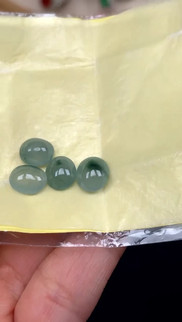 未镶嵌裸石翡翠10天然缅甸A货翡翠蛋面