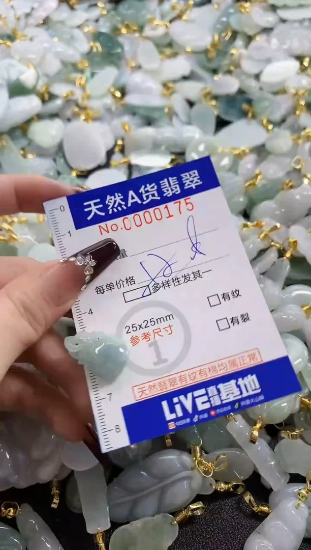 颈饰未镶嵌翡翠天然A货翡翠