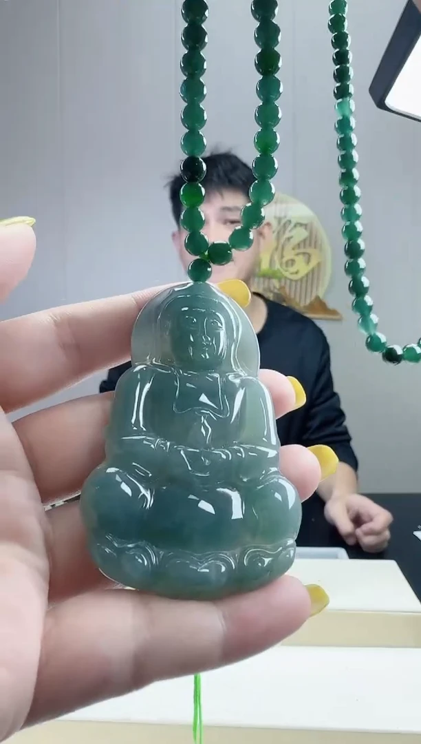 颈饰未镶嵌翡翠天然A货翡翠  多样性随机发其一