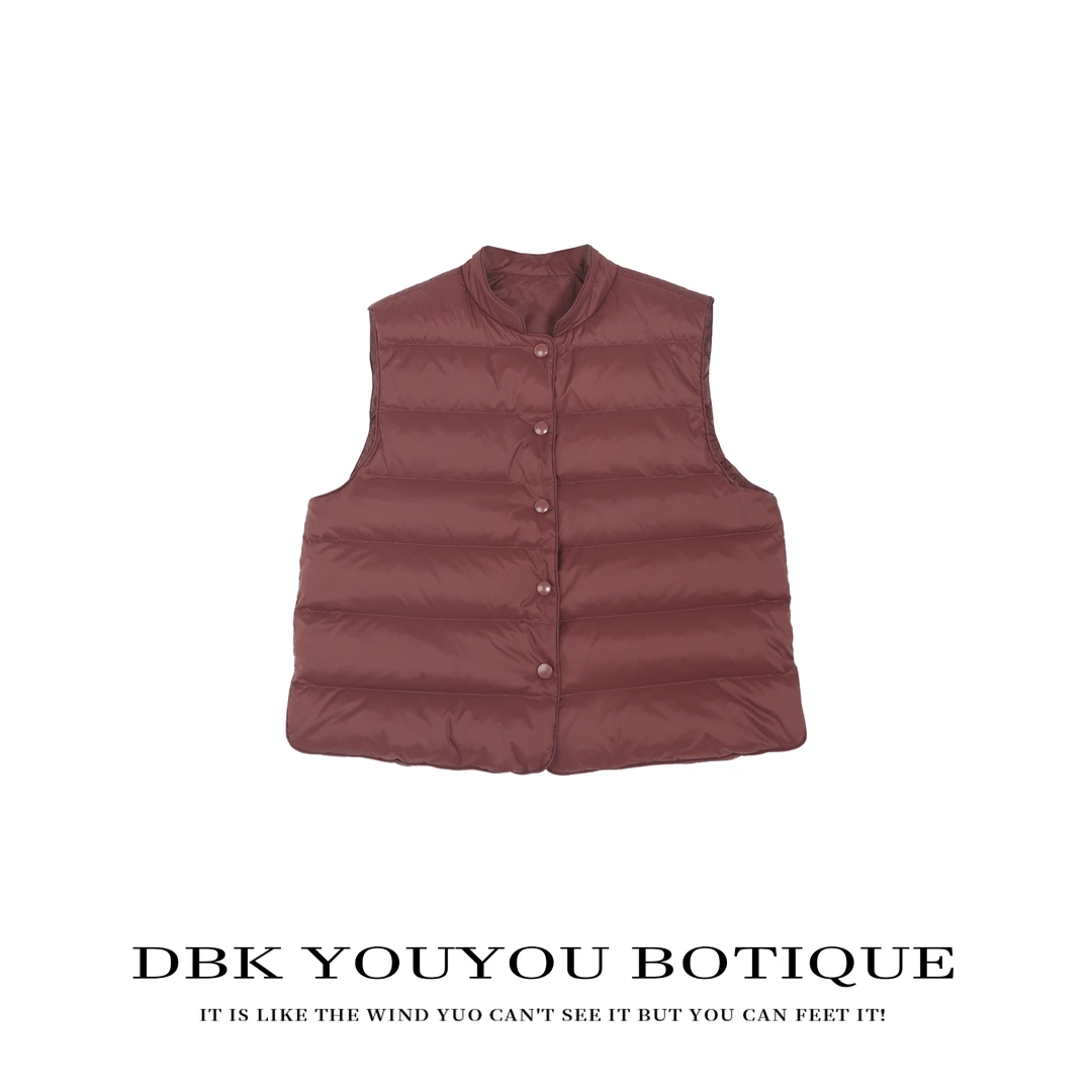 鹅绒马甲/超轻/Boutique/设计师高定冬季超轻百搭休闲鹅绒马甲