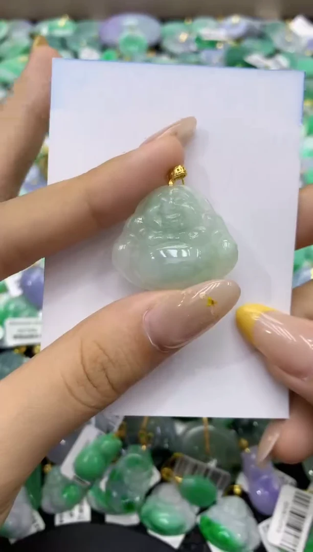 颈饰未镶嵌翡翠天然缅甸翡翠A货