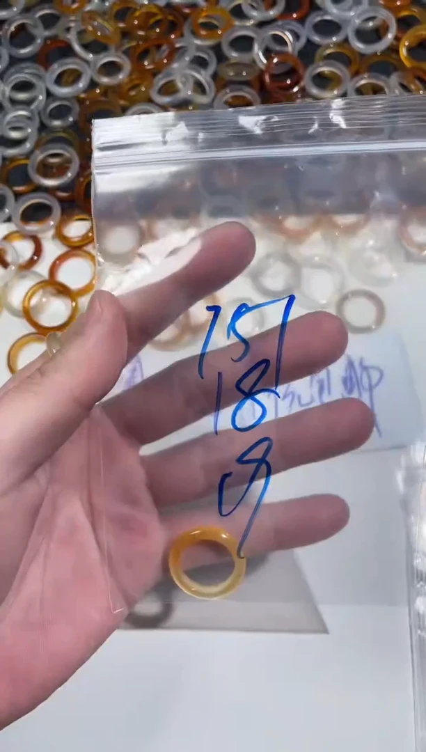 【闪购商品】玛瑙/玉髓戒圈未镶嵌151.