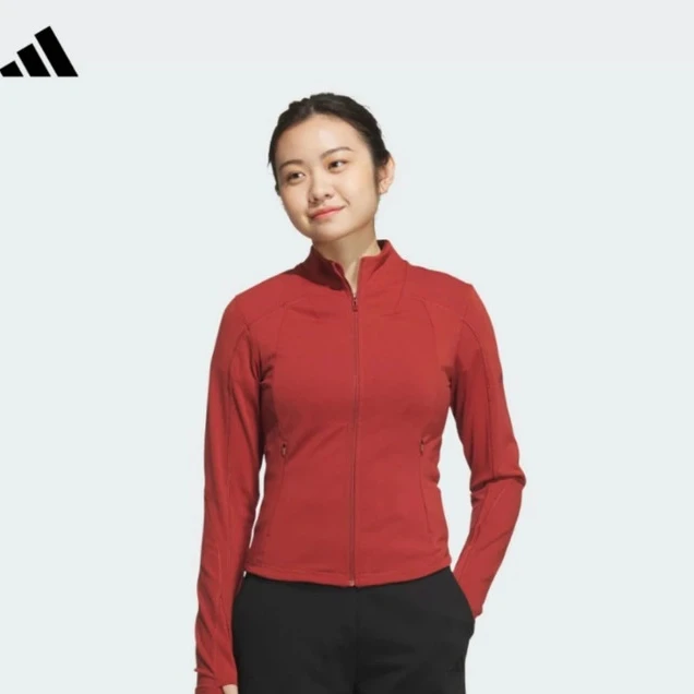 【滔搏运动】adidas阿迪达斯女子MT SLIM JKT针织无帽外套JM8867