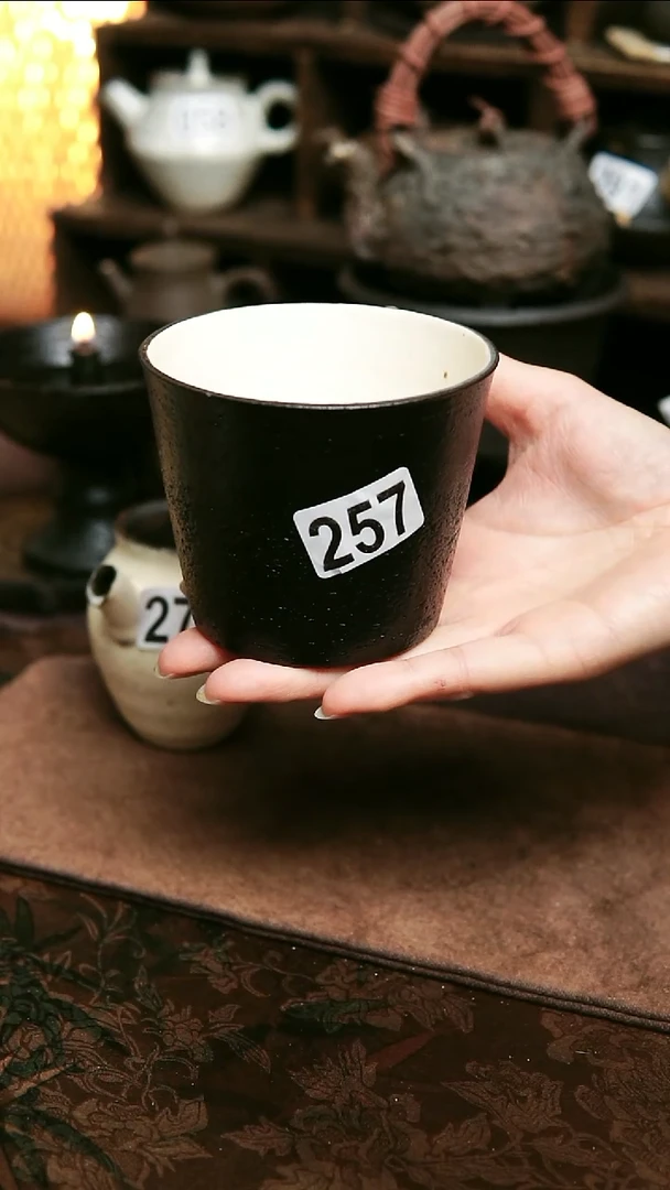 紫砂全手工侘寂风大杯230毫升