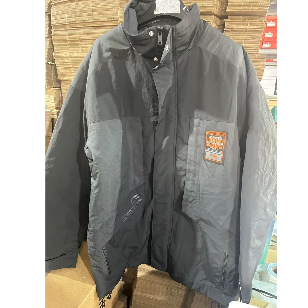 《B品以直播展示为准》李宁时尚系列男子休闲运动夹克外套AWBU236