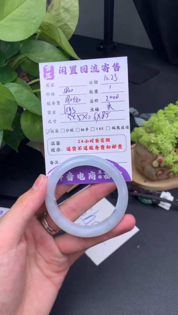 未镶嵌手镯翡翠手镯