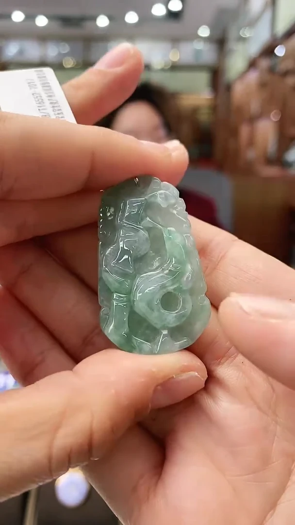 【闪购商品】翡翠颈饰未镶嵌蛇牌