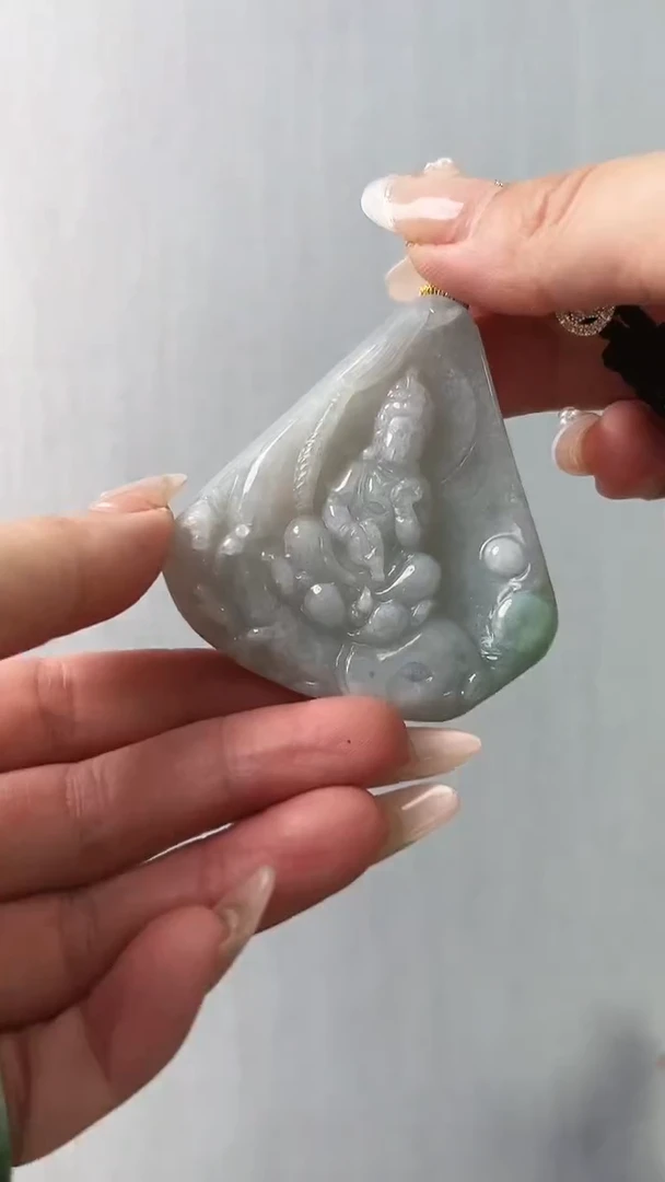 【闪购商品】翡翠颈饰未镶嵌观音