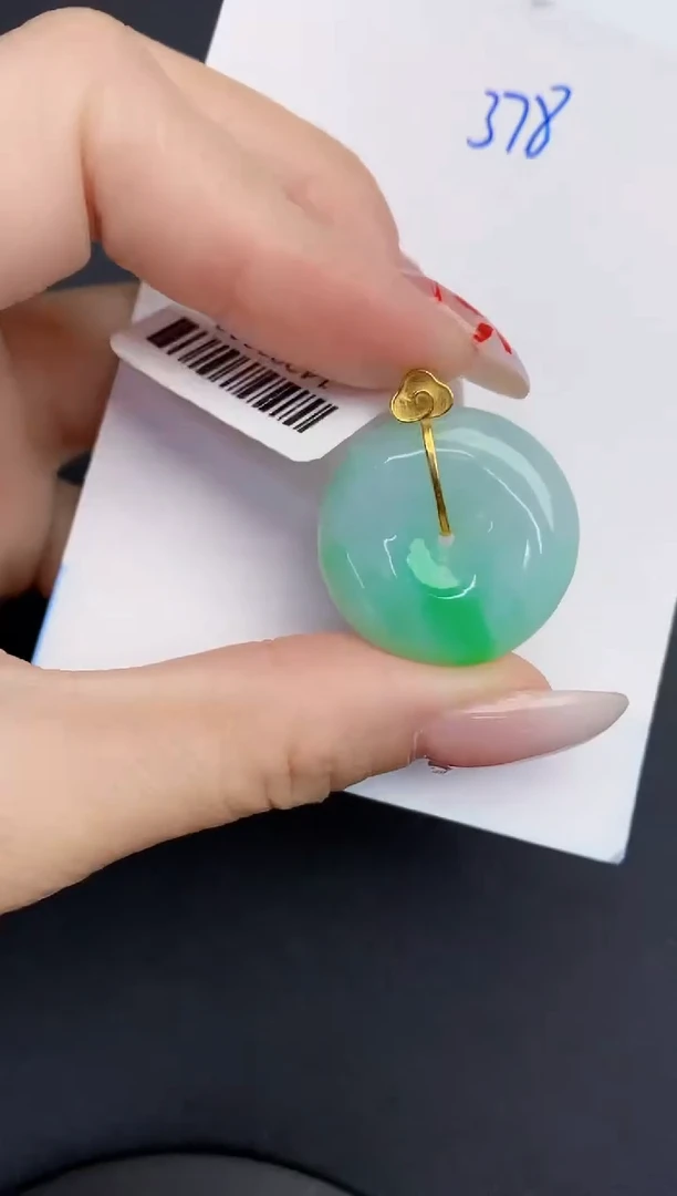 【闪购商品】翡翠颈饰18K金镶嵌0000000000