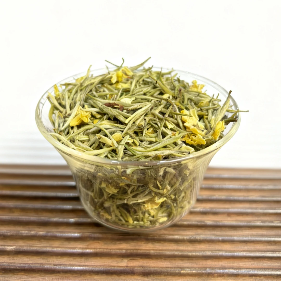 茉莉银针-双11狂欢-嫩芽茉莉花传统窨制热泡冷泡花茶散茶