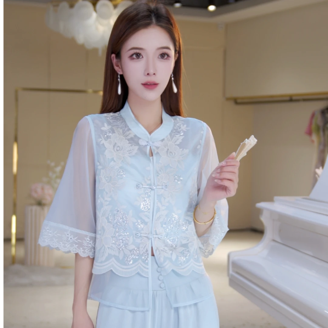 【北栀】气质国风重工外套814564+814203
