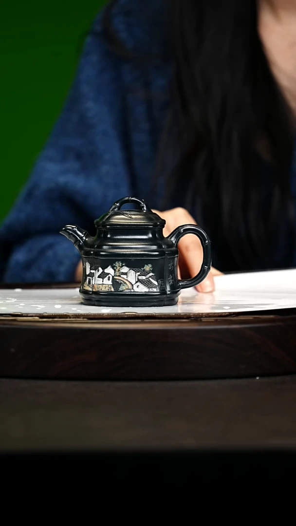 宜兴原矿高端紫砂 兰山朱泥180cc