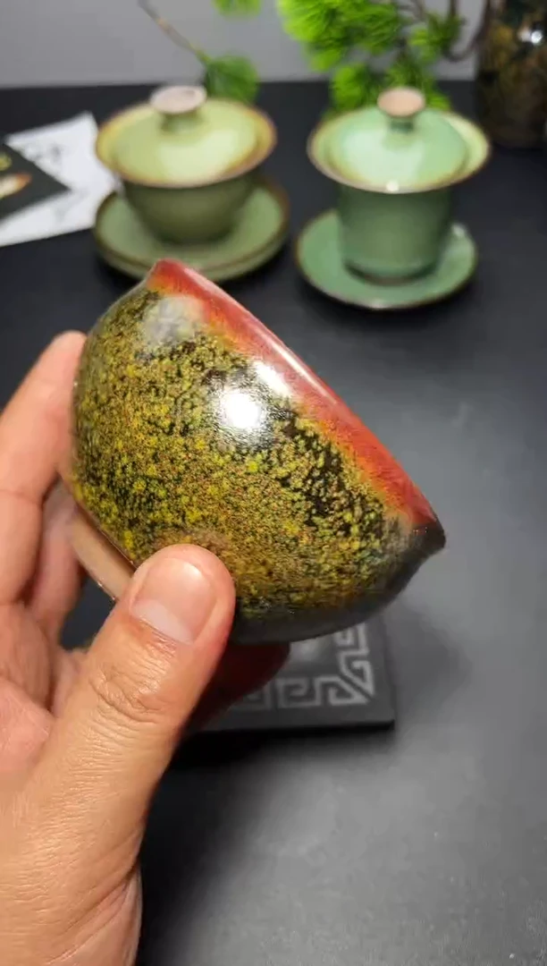 茶盏28叶紫建盏