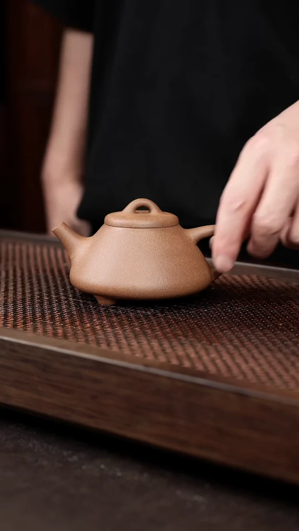 茶壶紫砂老段子冶