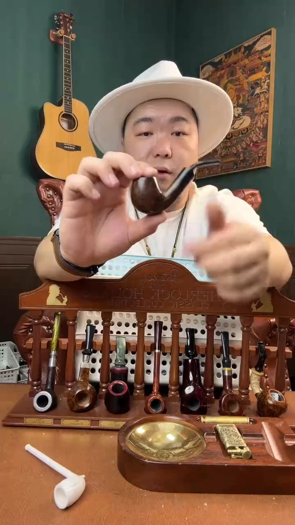 石楠木木雕款意大利进口石楠木烟斗