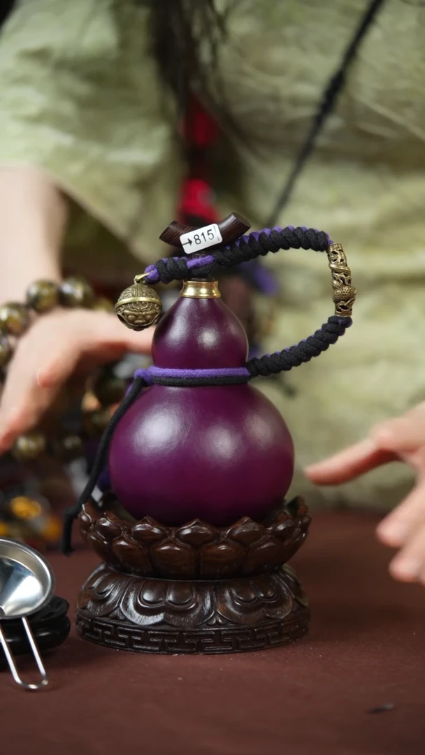 【闪购商品】815号200ml左右的非遗漆器酒葫芦