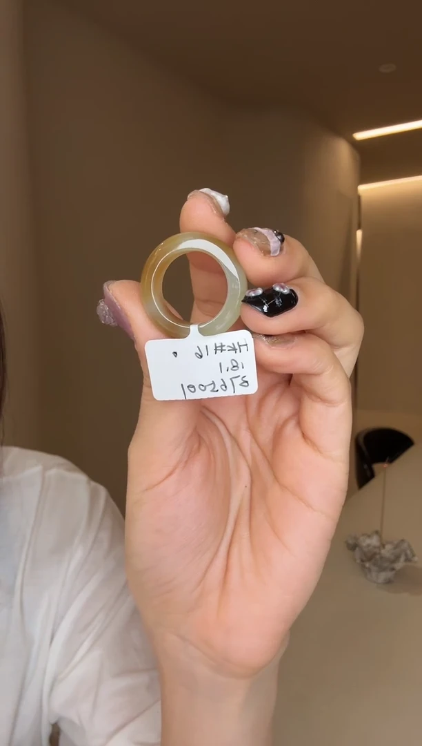 【闪购商品】和田玉戒指未镶嵌16码糖白