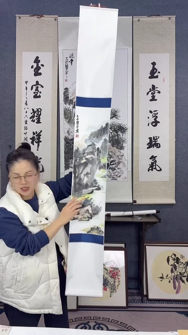 国画155*20吴铁成作品