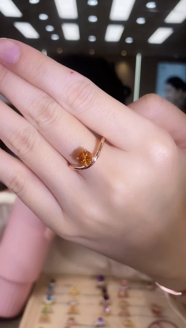 银S925镶嵌戒指水晶09