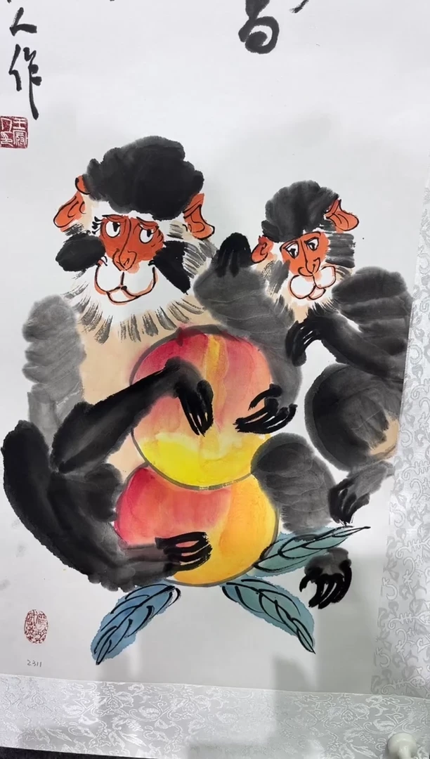 【闪购商品】绘画王冠人-2平尺-写意-纸片