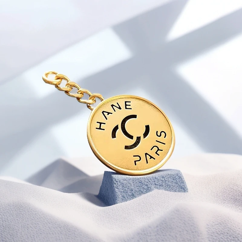 垃圾袋包包金币五金挂件手工电镀配件字母logo2025年流行款包包