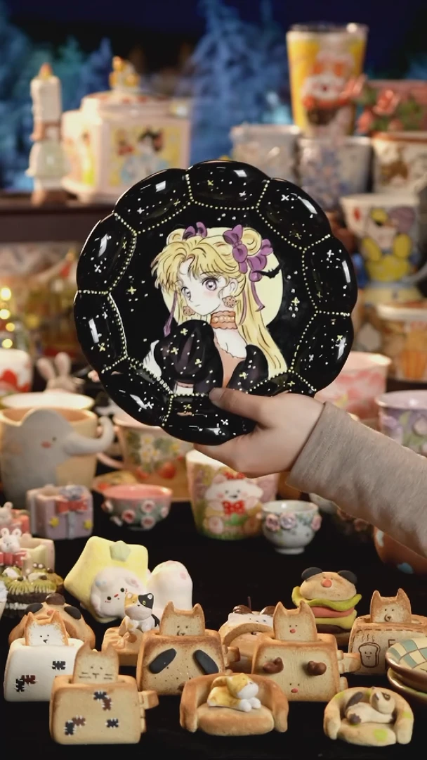 其他陶景德镇釉下彩手绘设计师款陶瓷