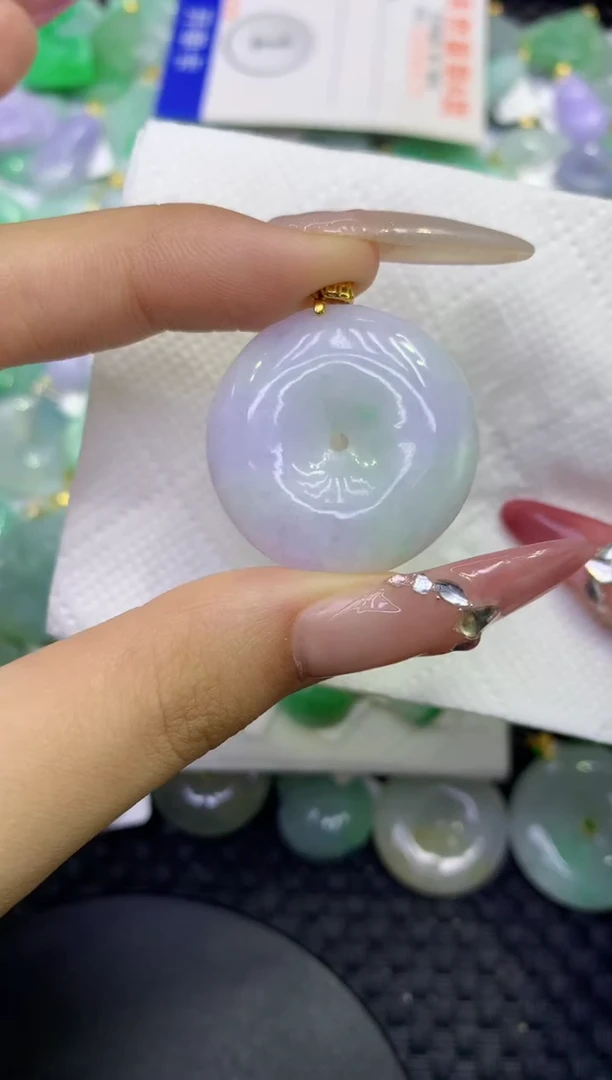 颈饰未镶嵌翡翠天然缅甸A货翡翠